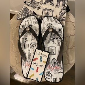 NWT Brighton Flip Flops
